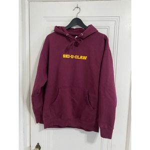 Ski-U-Claw Maroon Hoodie
